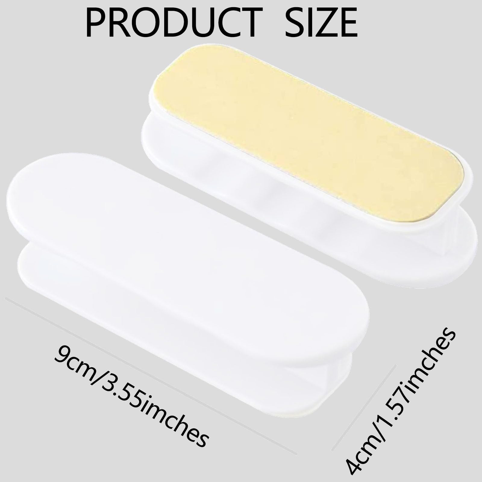 Maniglia Autoadesiva, Maniglia Adesiva, 2 Pezzi Pomello Porta Esterna, Maniglia Della Porta Del Balcone, Maniglia della Porta in Plastica Adesiva, Maniglie per Mobili, Maniglia Finestra, Bianco