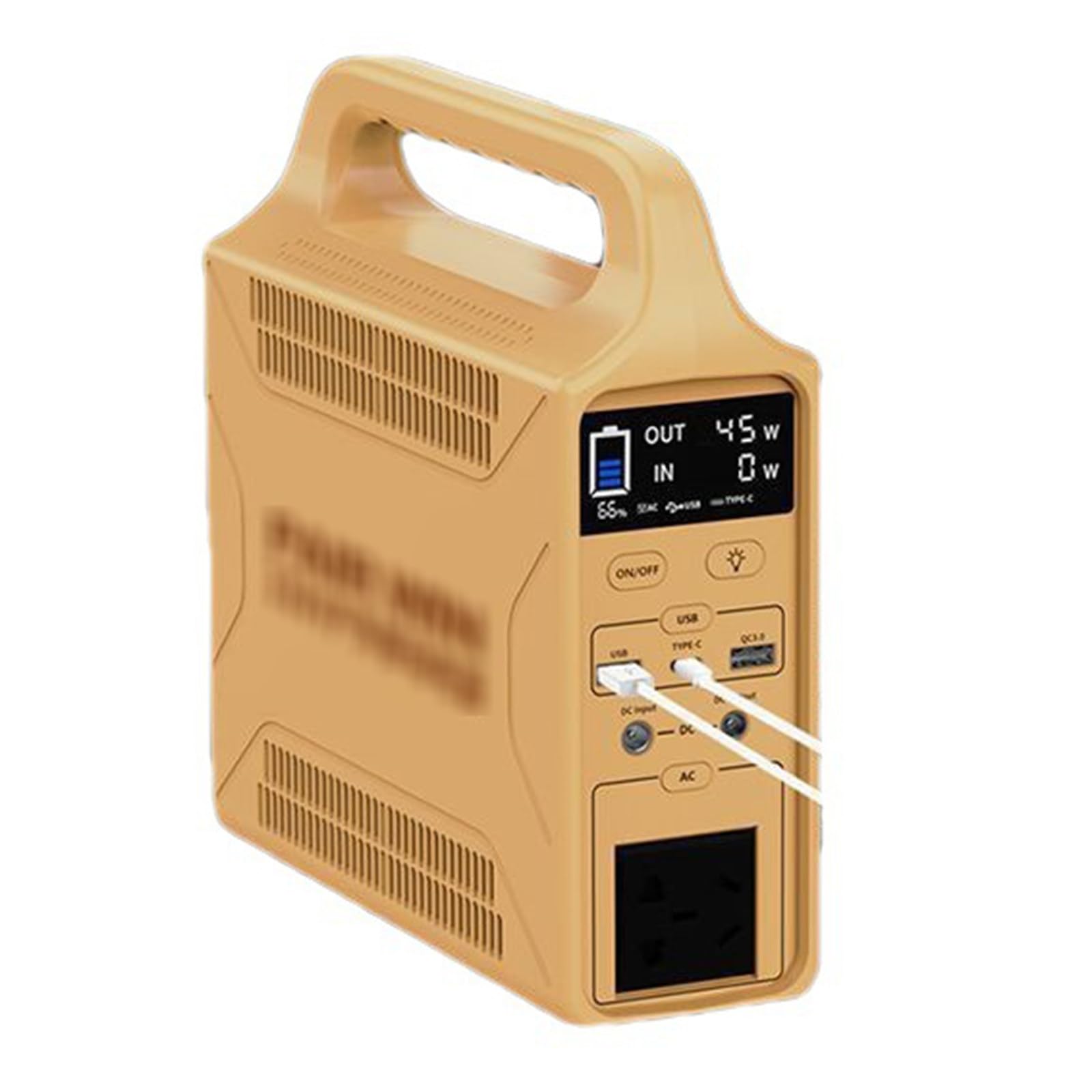 Alimentatore per Esterni 220V, Alimentatore Portatile ad accumulo di energia, Alimentatore Mobile ad Alta Potenza per Campeggio 300W di Ricarica, 48600mAh/180Wh