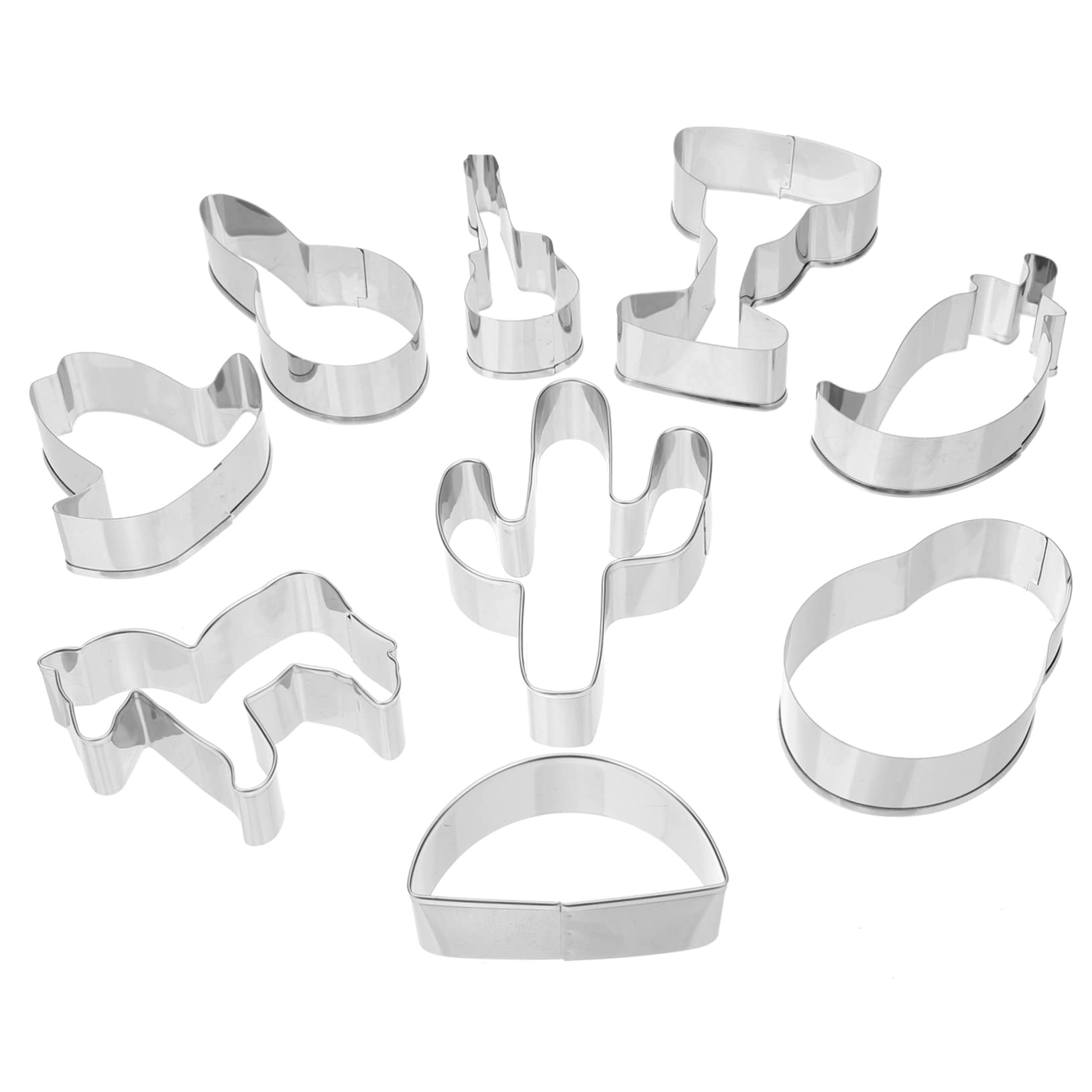 Ciieeo 5 Sätze Keksform Sandwichschneider Scone Brotmesser Roti Madeleine Keksausstecher Party Sachen Wiederverwendbare Keksausstecher Backwerkzeuge Rostfreier Stahl 6 Stück * 5