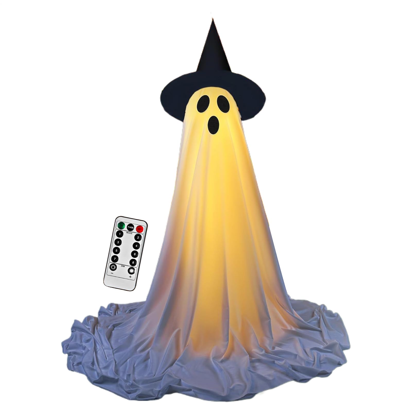 Fantasma Illuminato Forniture Per Feste Di Halloween Inquietanti Con | Fantasma Luminoso Da Esterno Con LED A Stringa Luminosa Per Feste Festival Portici Giardini E Prato