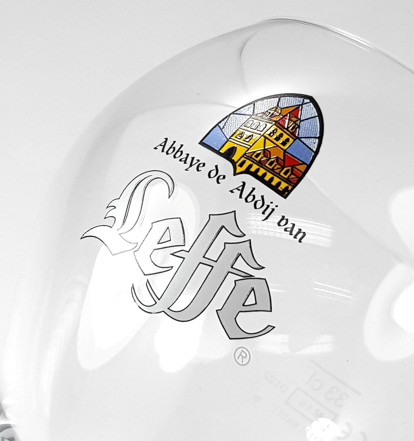 TUFF LUV Leffe Lot de 2 verres à bière belge nucléés demi-pinte à bord (2 x M104_S)