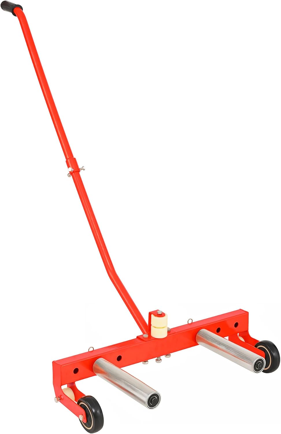 Tire Dolly for Changing Tires, Adjustable Wheel Dolly with Dual Rollers, One-Person Tire Installation Tool for Car, SUV & Light Truck Tires up to 31.5", 330 LBS Capacity, Tire Mounting Dolly