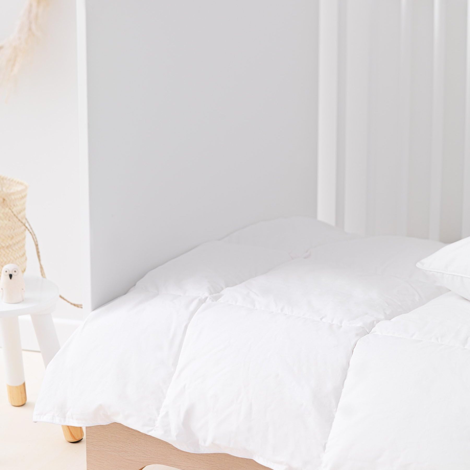 Kadolis - Couette Bébé 100x140 cm Duvet et Plumes - Lanaï | Idéale transition gigoteuse/couette - Plumes des Pyrénées - température idéale - certifié OEKO-TEX®