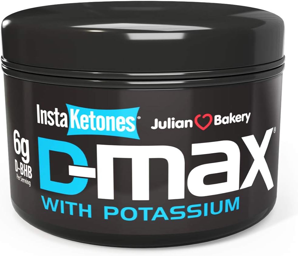 Julian Bakery InstaKetones® D-MAX® 6g D-BHB (Potassium) (Near Flavorless) (Once A Day) Exogenous