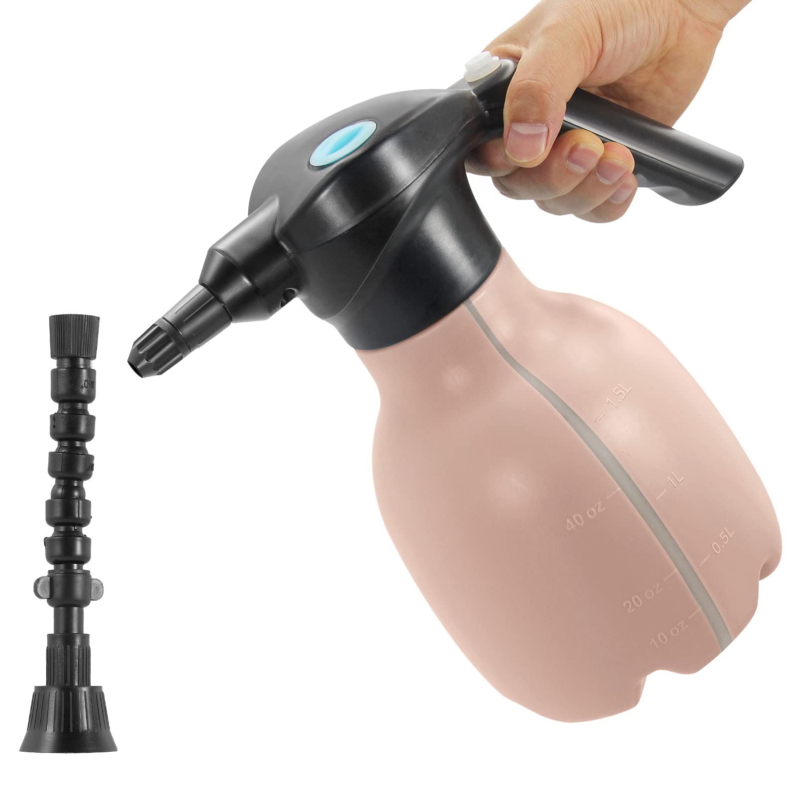 SideKing0.5 Gallon Electric Spray Bottle Plant Mister for Indoor/Outdoor Plants, 14mm Gardening Water Mist Spray Universal Nozzle for Garden, Fertilizing, Cleaning