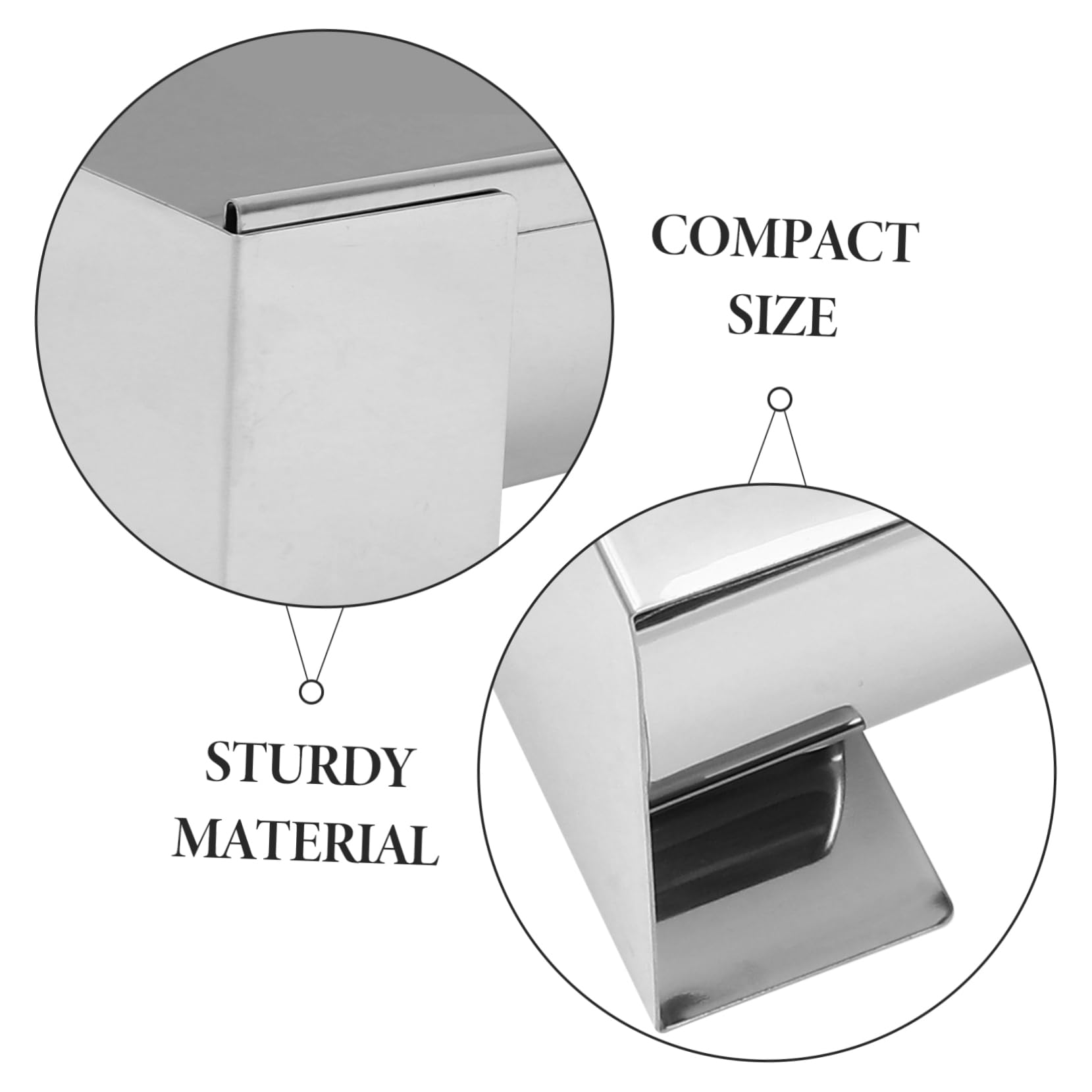 Alipis Lot De 5 Moules À Gâteaux en Acier Inoxydable en Forme De U Outils De Cuisson Polyvalents pour Un Usage Domestique