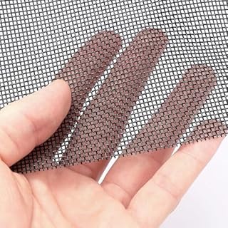 Pet Proof Window Screen Replacement Adjustable Thicken Charcoal Fiberglass Screen Mesh Dog Cat Net for Patio Porch Sliding Door (48"*100")