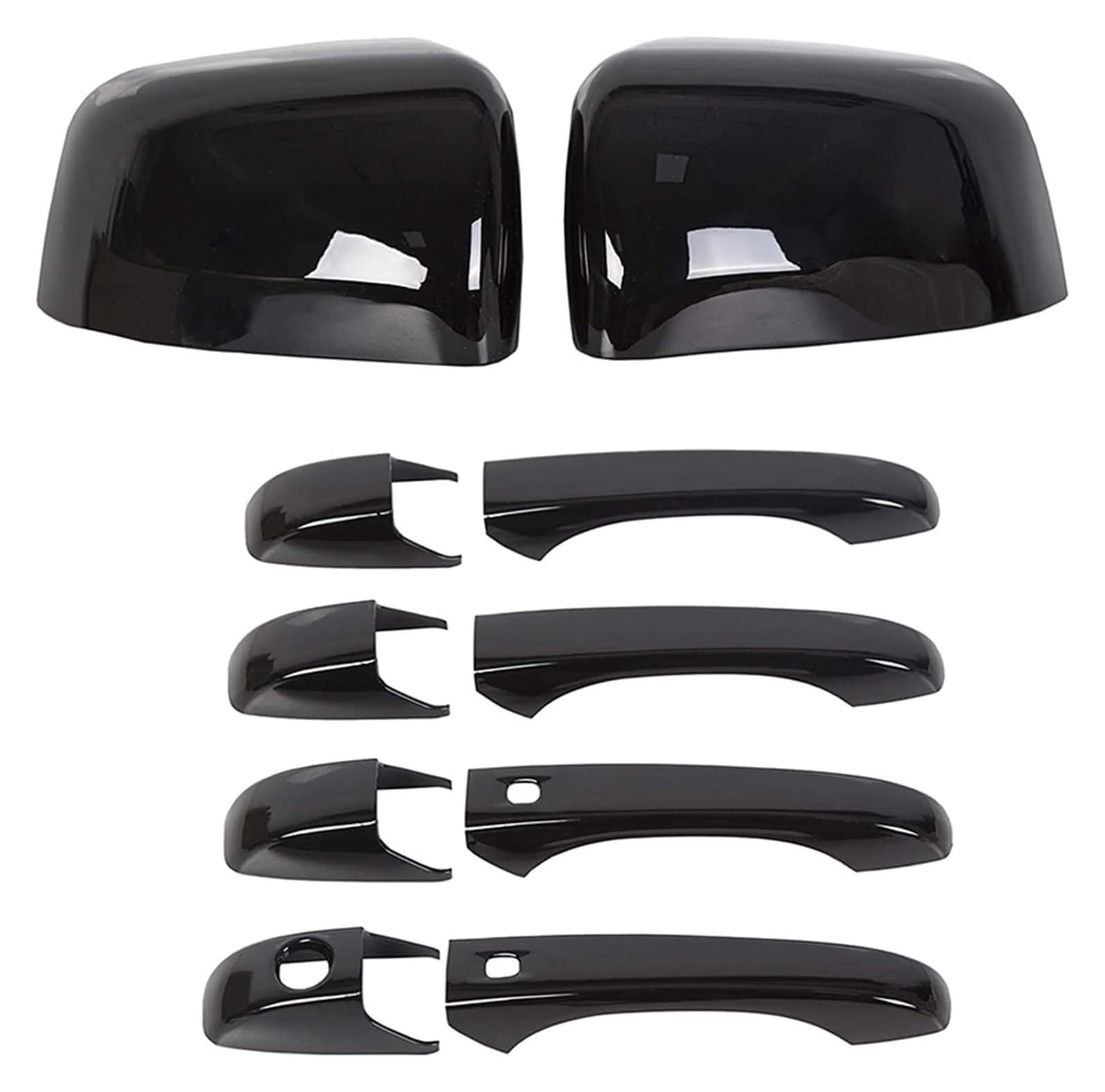 Qwqthgs One Color Car Exterior Door Handle Cap For Grand For Cherokee For Dodge For Durango 2011-2020 Car Exterior Door Handle Covers Accessories