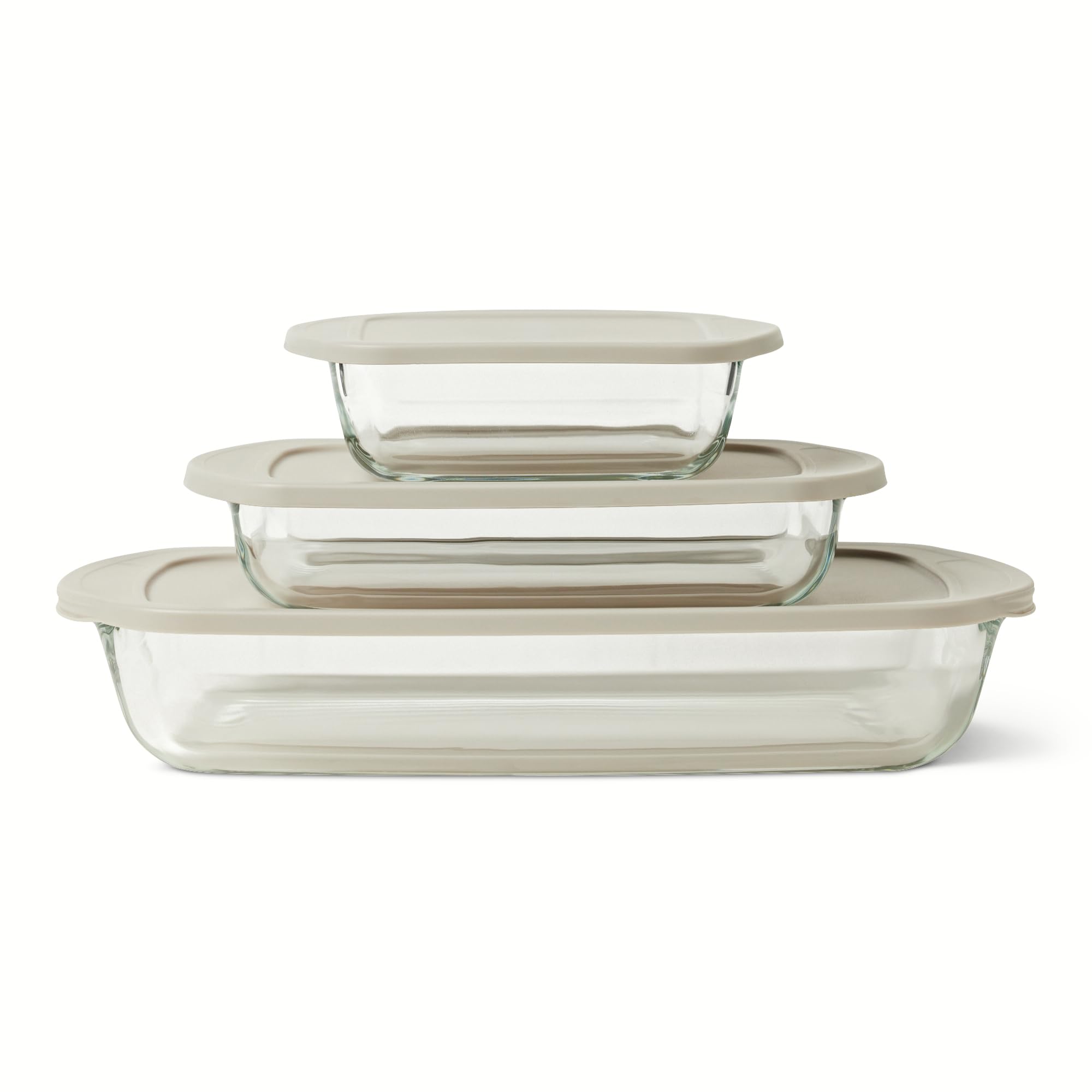 Amazon Basics Glass Baking Dishes Set