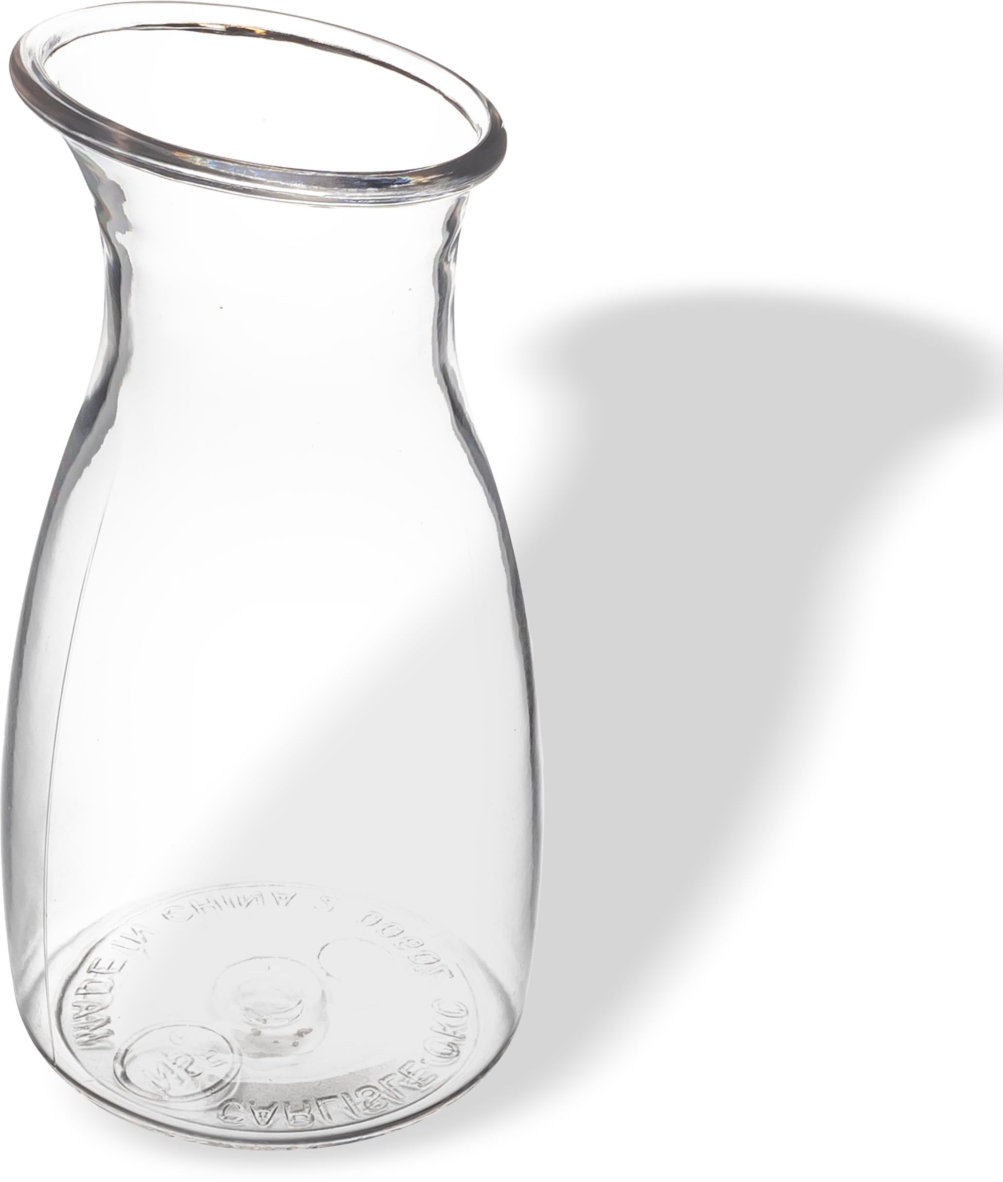 Carlisle Plastic Carafe, 0.25 L, Water, Juice and Wine, Clear, 12-Pack