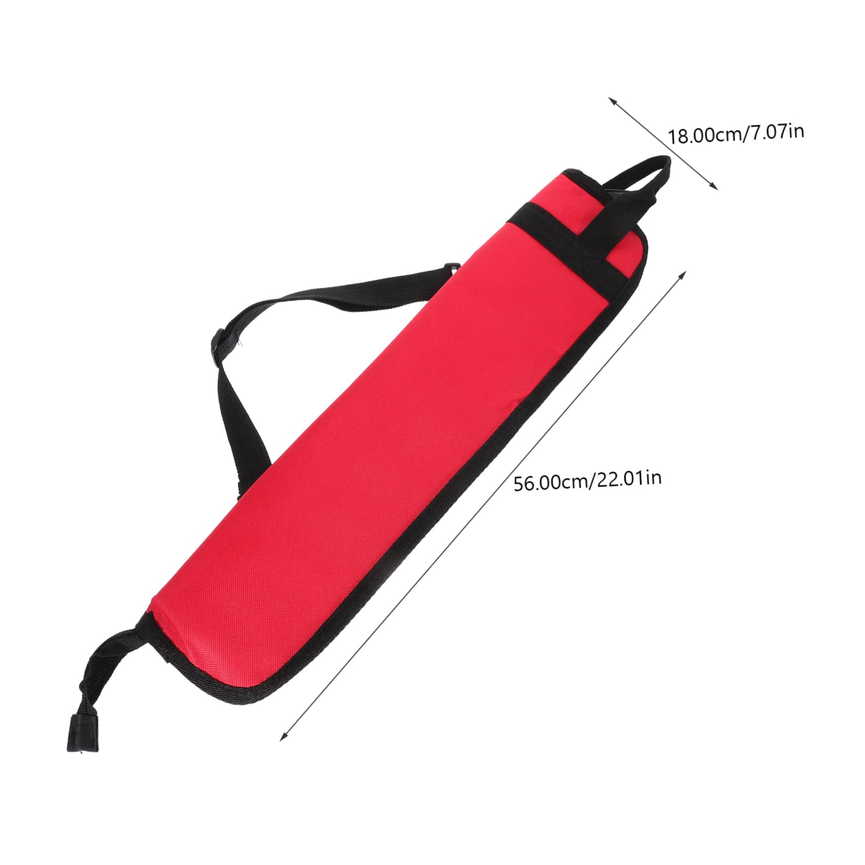Abaodam Thickened Jazz Drumstick Holder Bag Portable Drumstick Carrying Case for Drum Sticks Durable Drum Mallet Storage Pouch with Shoulder Strap