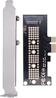 Adaptor WANGCL NVMe PCIe M.2 M-Key, placă de extensie PCIe 1x cu suport de fixare pentru placa de bază desktop 3