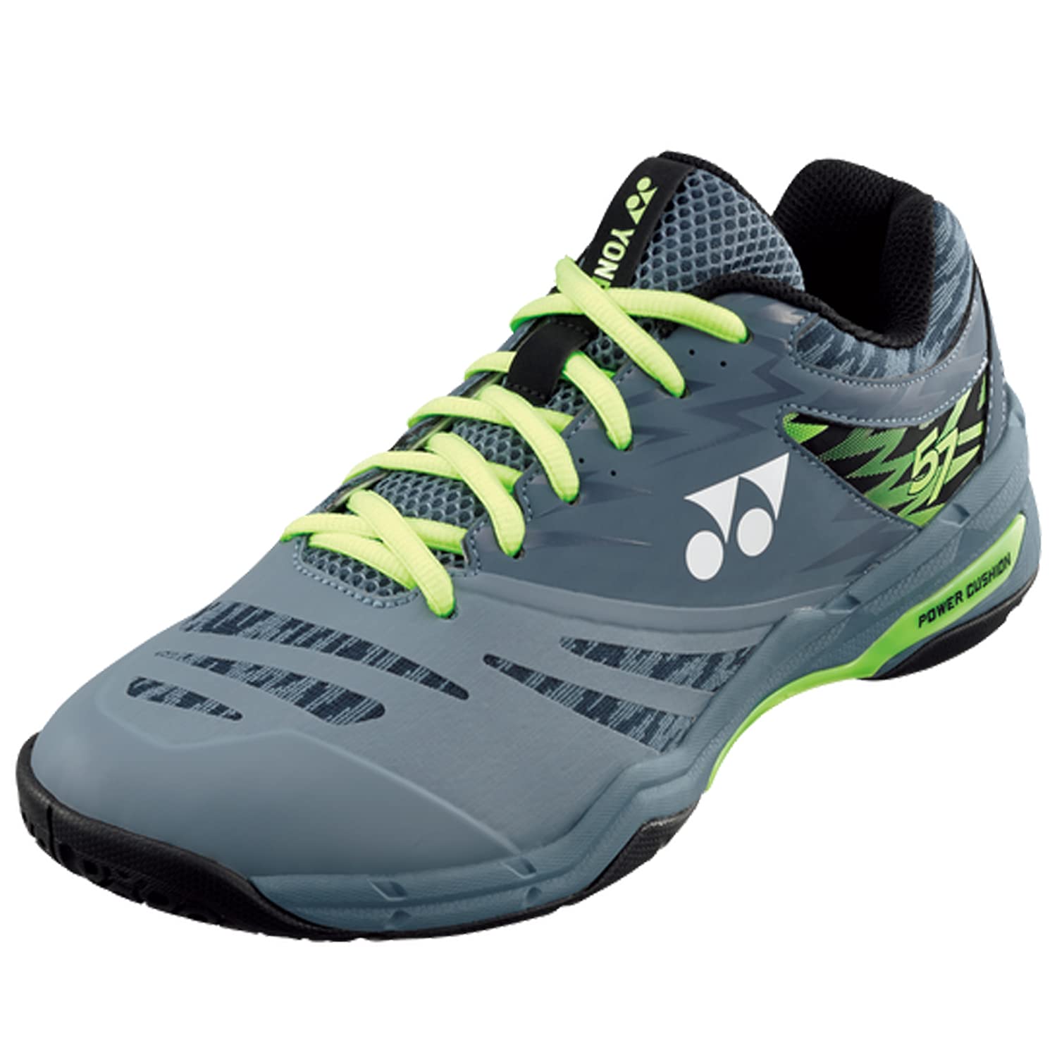 Yonex SHB 57 EX Non Marking Badminton Shoes, Blue/Grey - 5 UK