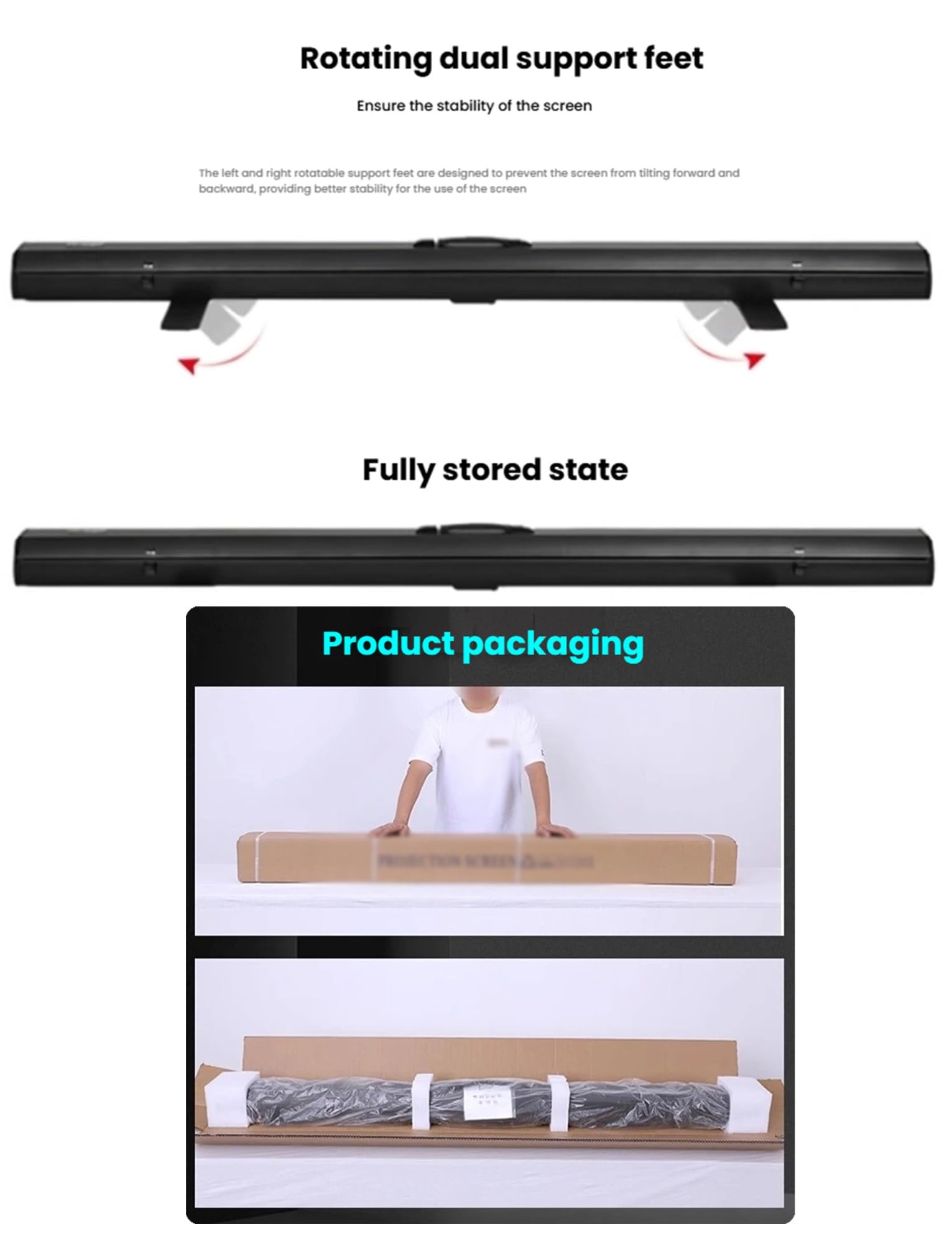 Sfondo fotografico pieghevole portatile con supporto, schermo verde per fotografia professionale e produzione video