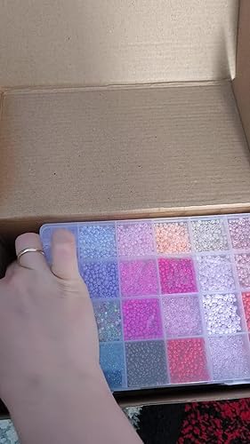Milai 144 kleuren kralenset voor armbanden, 64800 stuks, 2 mm Milai 144 kleuren kralenset voor armbanden, 64800 stuks, 2 mm