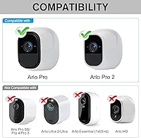 Vista 2 de Paquete de 2 cables de alimentación para Arlo Pro y Arlo Pro 2, cable USB resistente a la intemperie de 16.4 pies, con adaptador de corriente 3.0