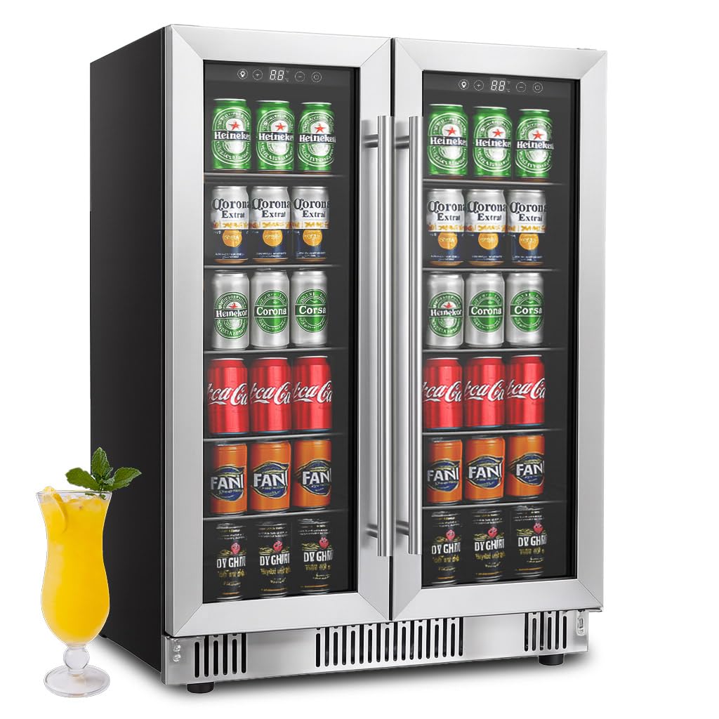 Erivess JC-125DB-ES 5.4 cu ft Beverage Cooler Silver