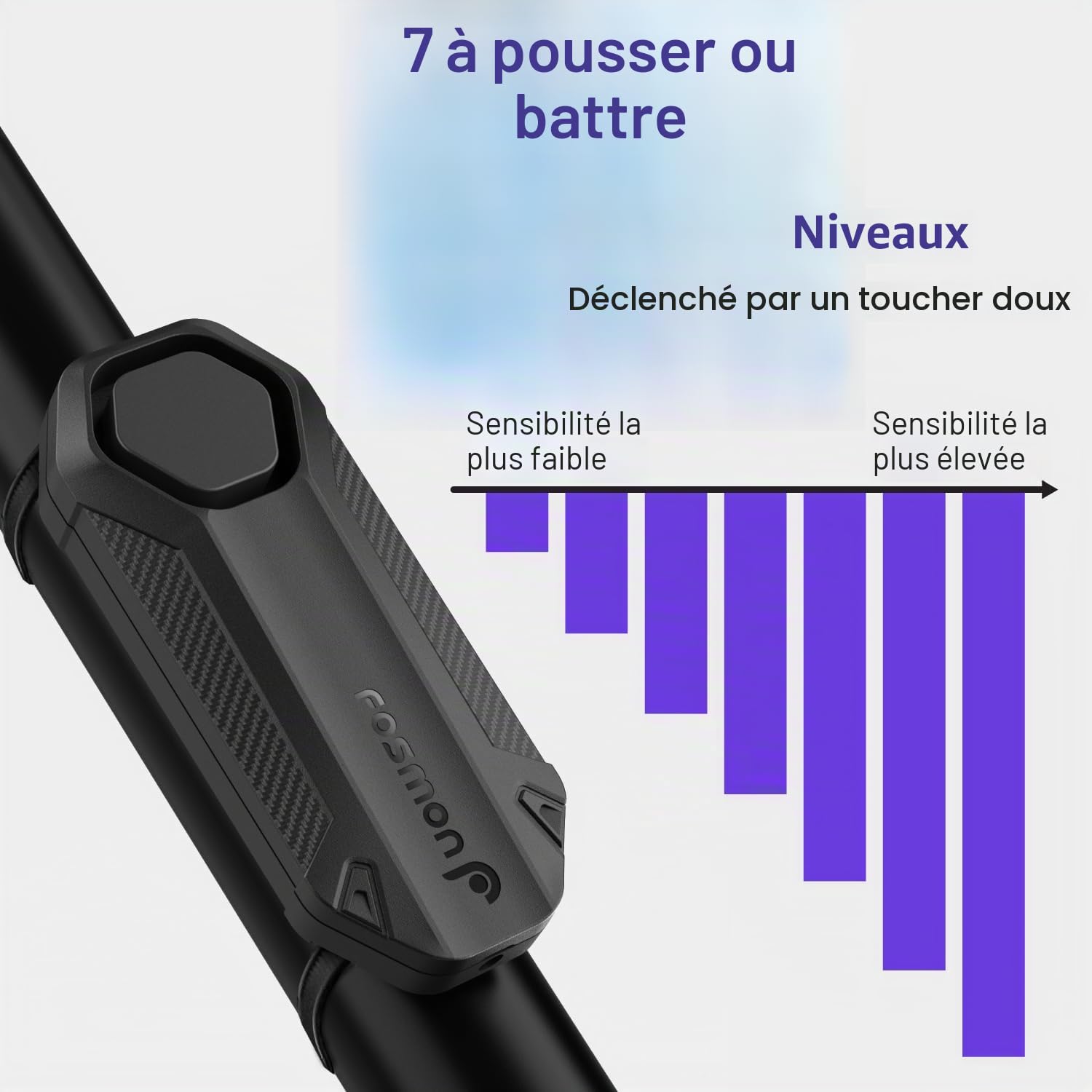 Fosmon – Alarme Antivol Moto/Vélo avec Télécommande – Étanche, Sirène 113 dB, Piles Incluses – Pour Moto, Vélo, Scooter & Vélo Électrique | Compatible avec Moto, Vélo, Scooter, et Vélo Électrique. Détecteur de Vibration et Système de Sécurité avec Piles I