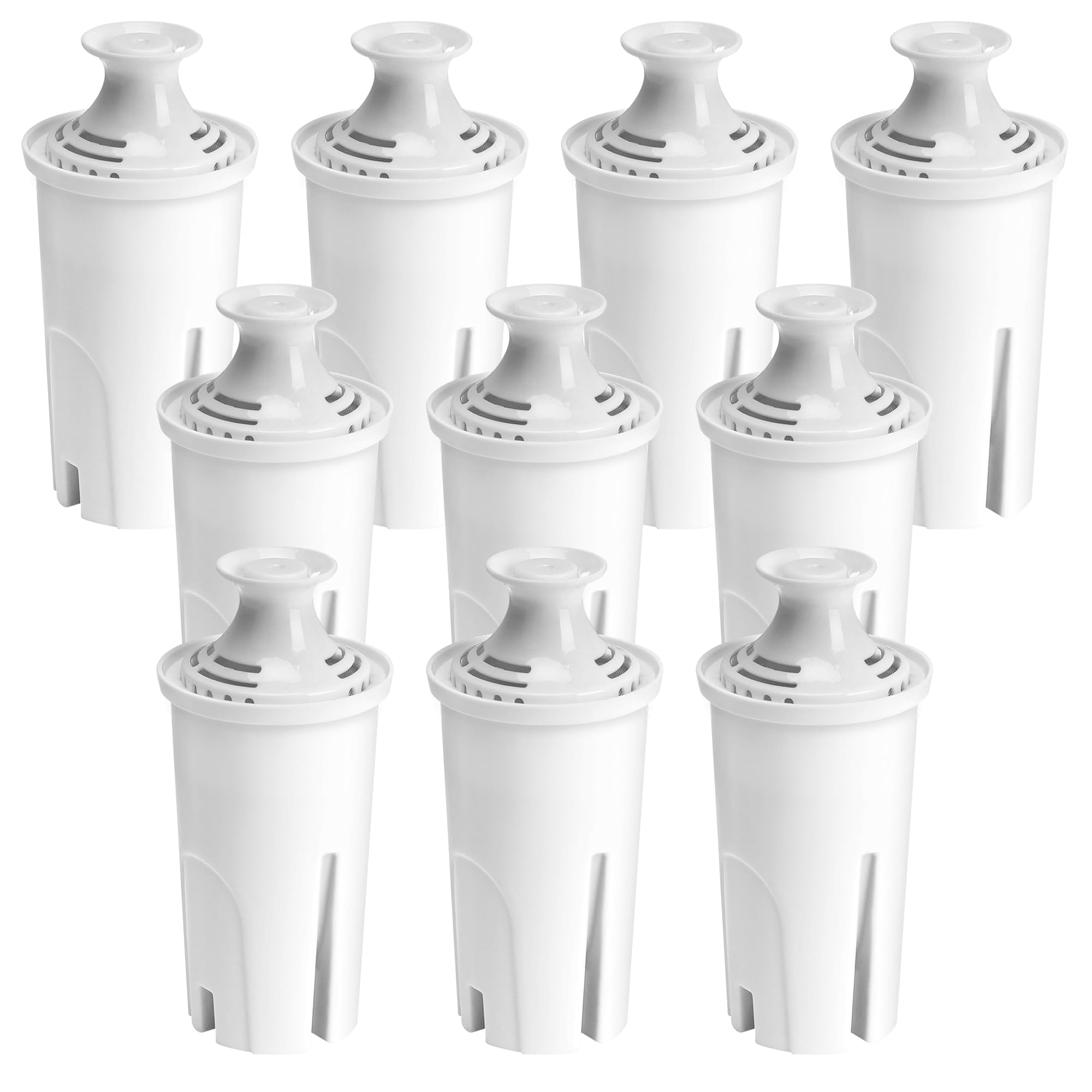 Water Filter Replacement for Brita Stand Pitchers,10 Packs Water Filters Fit for Brita OB03, Classic 35557, Mavea 107007 by APPLIANCEMATES
