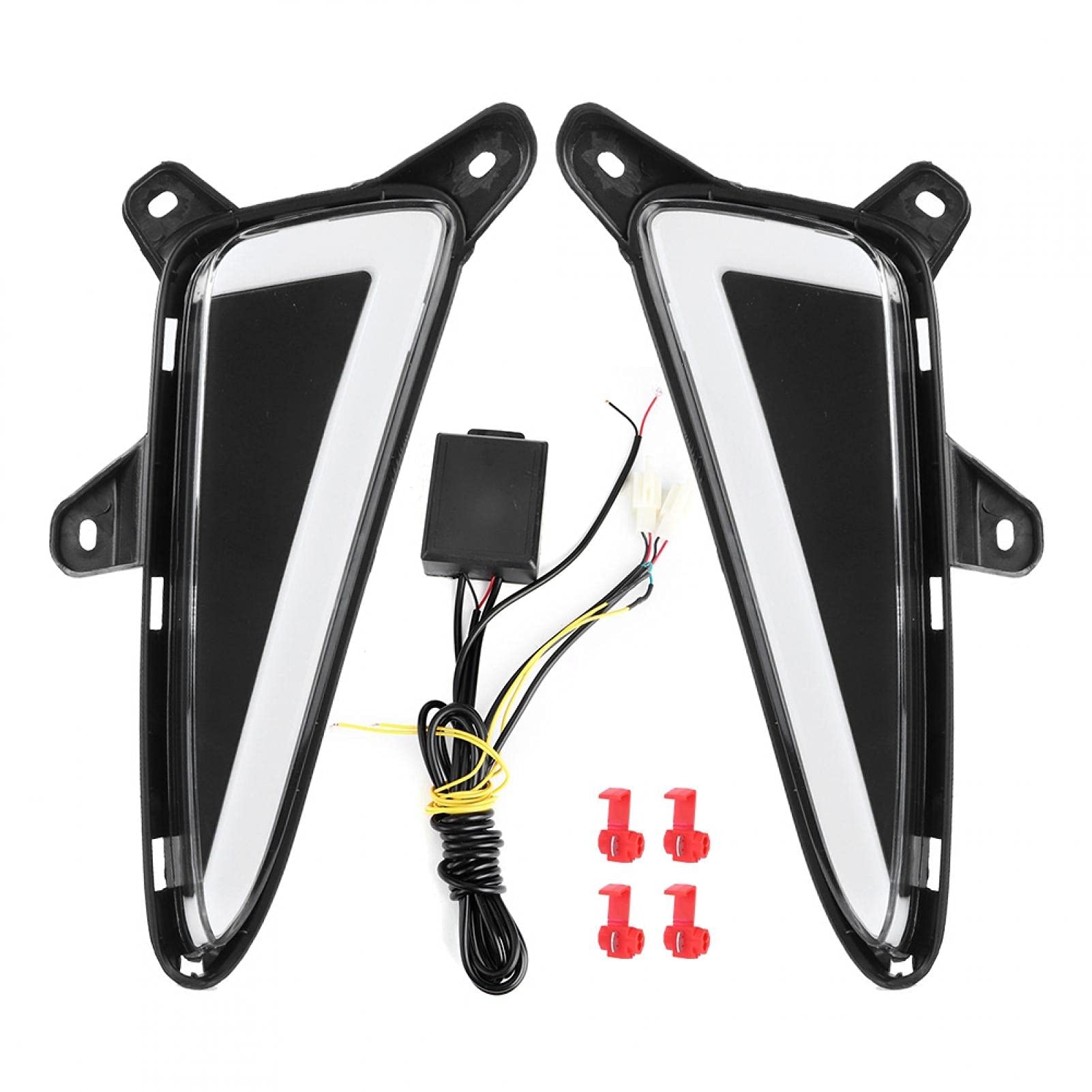 Luz de conducción de coche, DC12V 6000-6700K Luz de circulación diurna LED impermeable DRL Apta para C-HR CHR IZOA