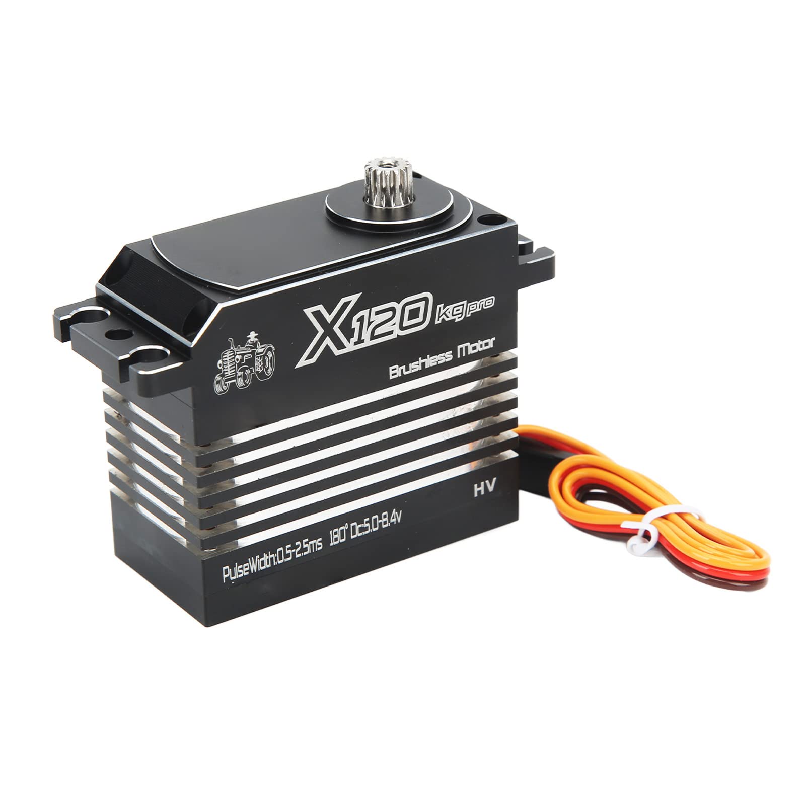 Servo digital de alta torsión de alta torsión de alta velocidad de 120 kg de alta velocidad para un bote de robot de automóvil 1/5 1/6 RC RC