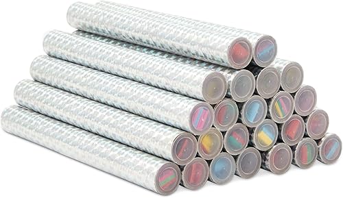 Miniatura 7 de Sparkle and Bash Palitos de confeti arcoíris para cumpleaños de arcoíris, confeti de fiesta (1 x 8 pulgadas, paquete de 24)