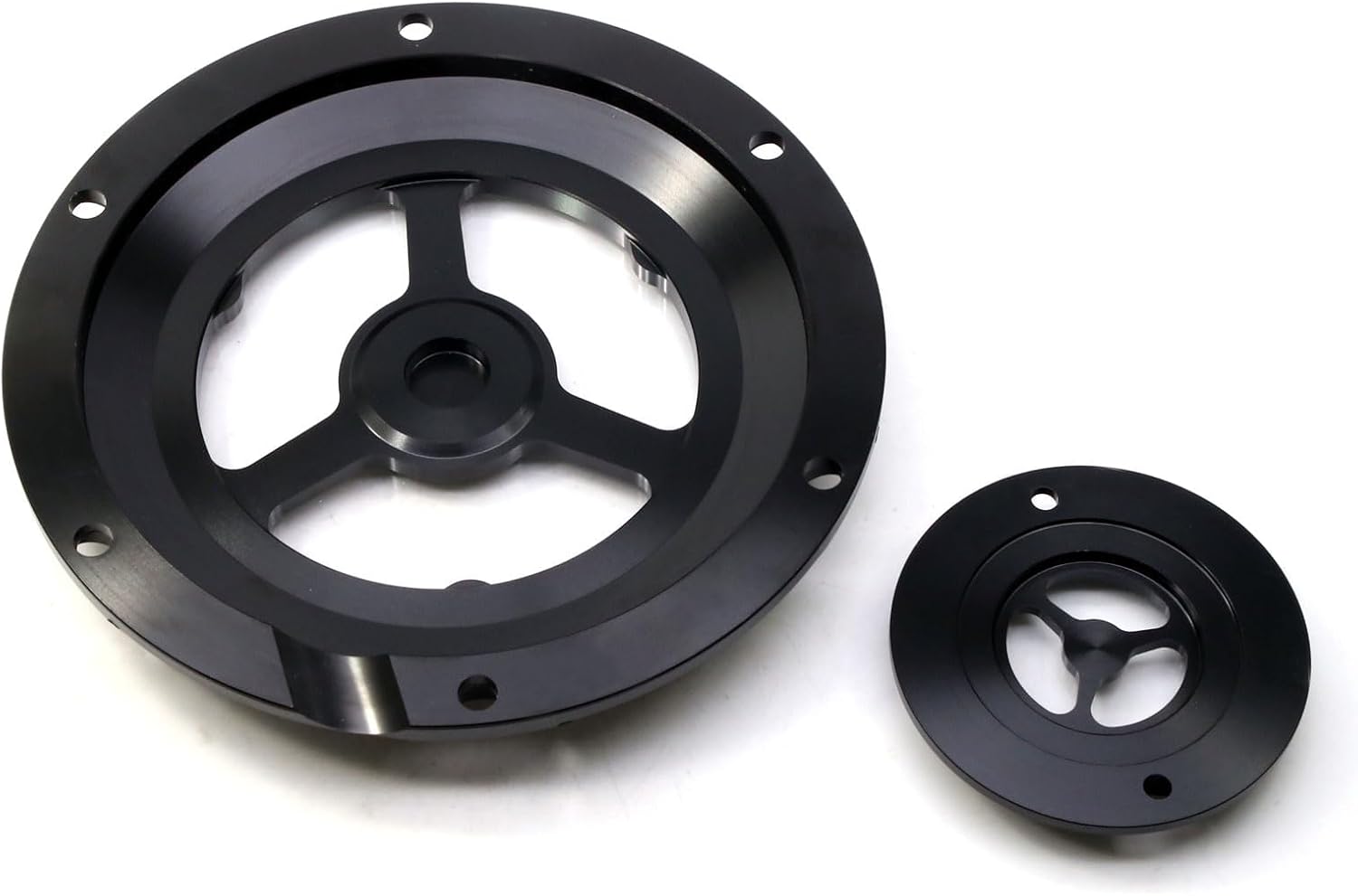 MZS Motorcycle Derby Timer Covers, 6 Hole Engine Timing Point Cover Cap Compatible With 2004-2022 Sportster XL 883 1200 48 72 Iron XR1200 XR1200X