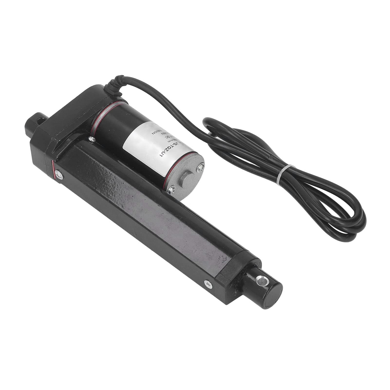 JS TGZ U1 Actionneur Linéaire Électrique, Course 100mm, 24V CC, 1000N Force de Poussée, IP65, Pour Équipement de Machine et Système de Levage Industriel