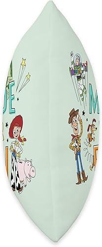 Miniatura 2 de PIXAR Disney Toy Story Crew - Almohada hecha para divertirse, 18 x 18 pulgadas, multicolor