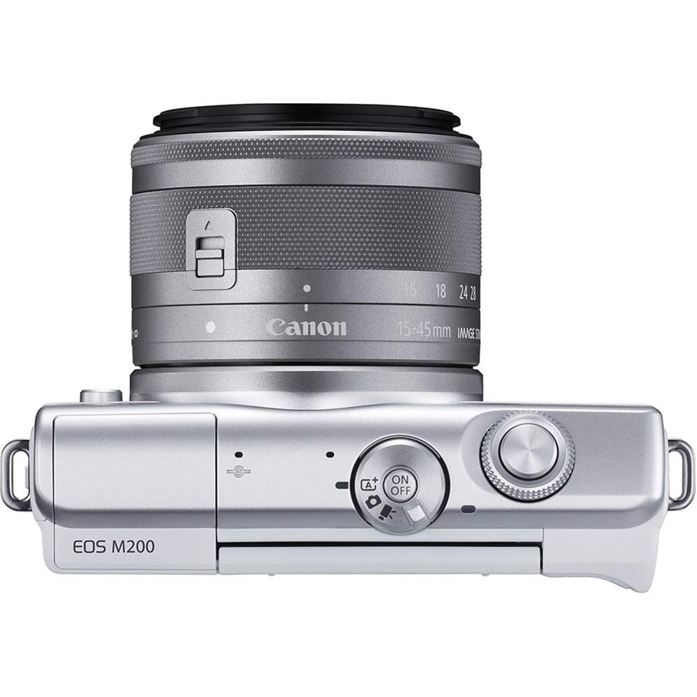 Canon EOS M200 ホワイト Amazon.com : Canon EOS M200 Mirrorless Digital Camera 24.1MP 4K