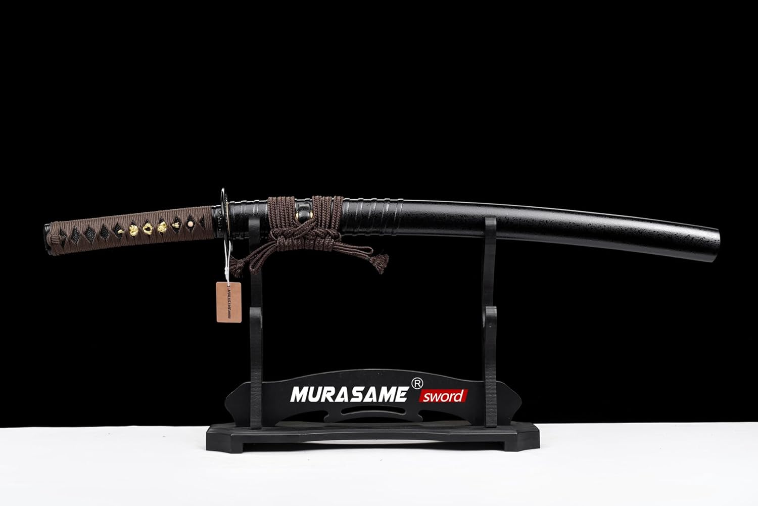 MURASAME Wakizashi Sword T10 Steel Clay Tempered Nice Hamon Unkubi-Zukuri Razor Sharp