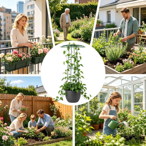 Enrejado de jardin para evitar caidas de enredaderas en patio al aire libre 5