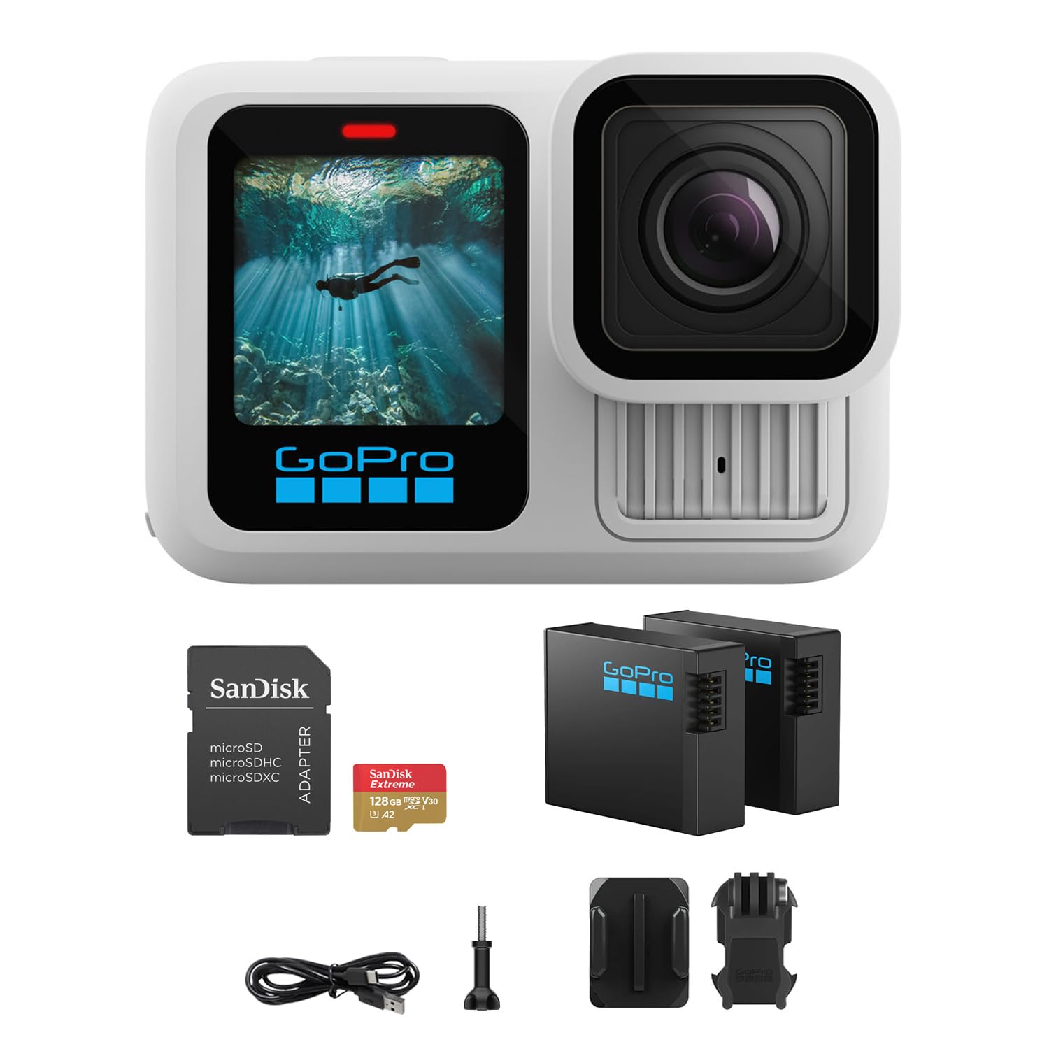 その他 GO PRO Amazon.com : GoPro Limited Edition HERO13 Black in Polar White