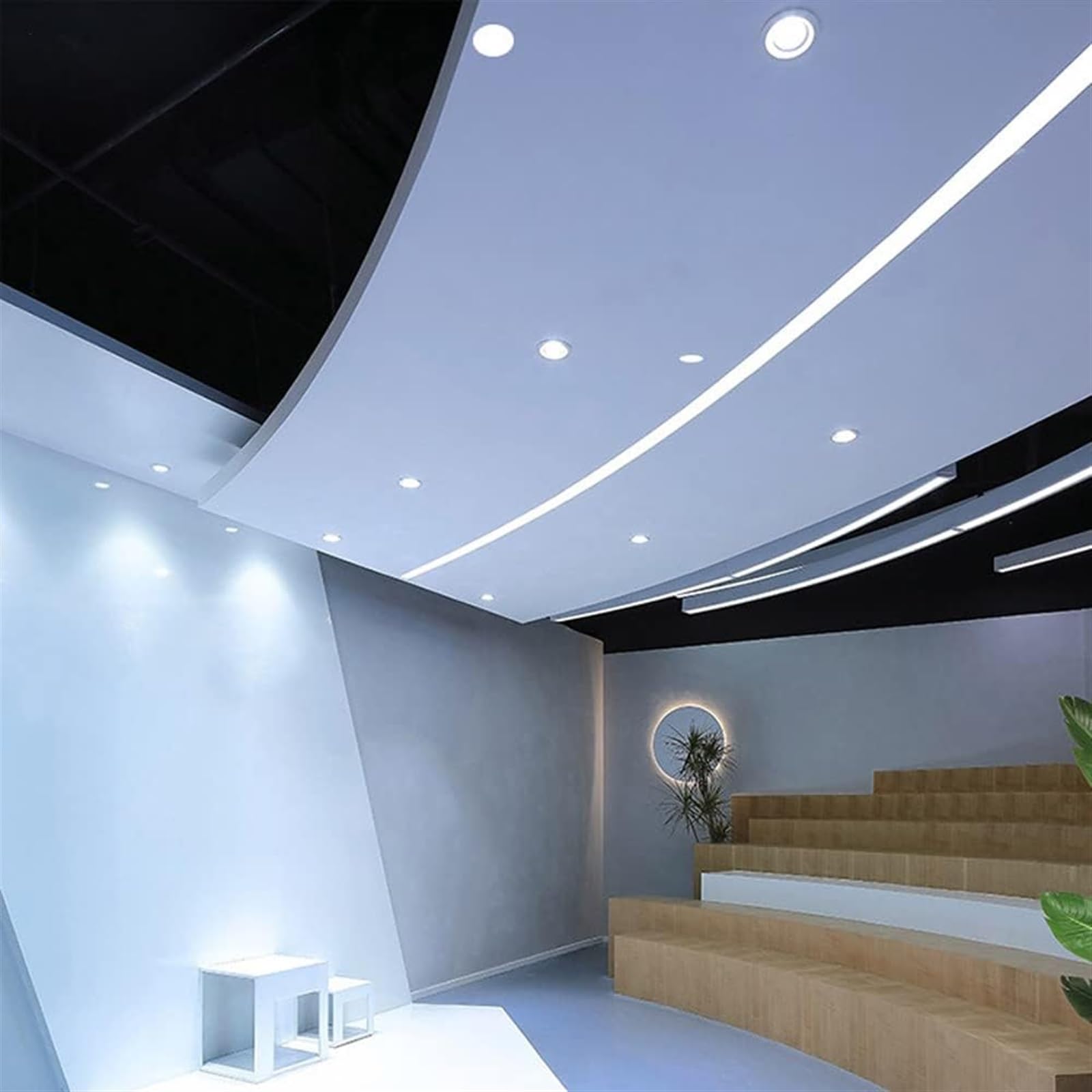 Amazon.co.jp : LYF Siet LED ディスクライト 6 個フラッシュマウント