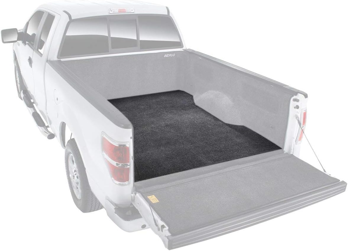 Bedrug Classic Bed Mat | 2007 - 2018 Chevy Silverado/GMC Sierra 5'8" Bed (Models w/Drop-In Style Bedliners), Charcoal Grey | BMC07CCD