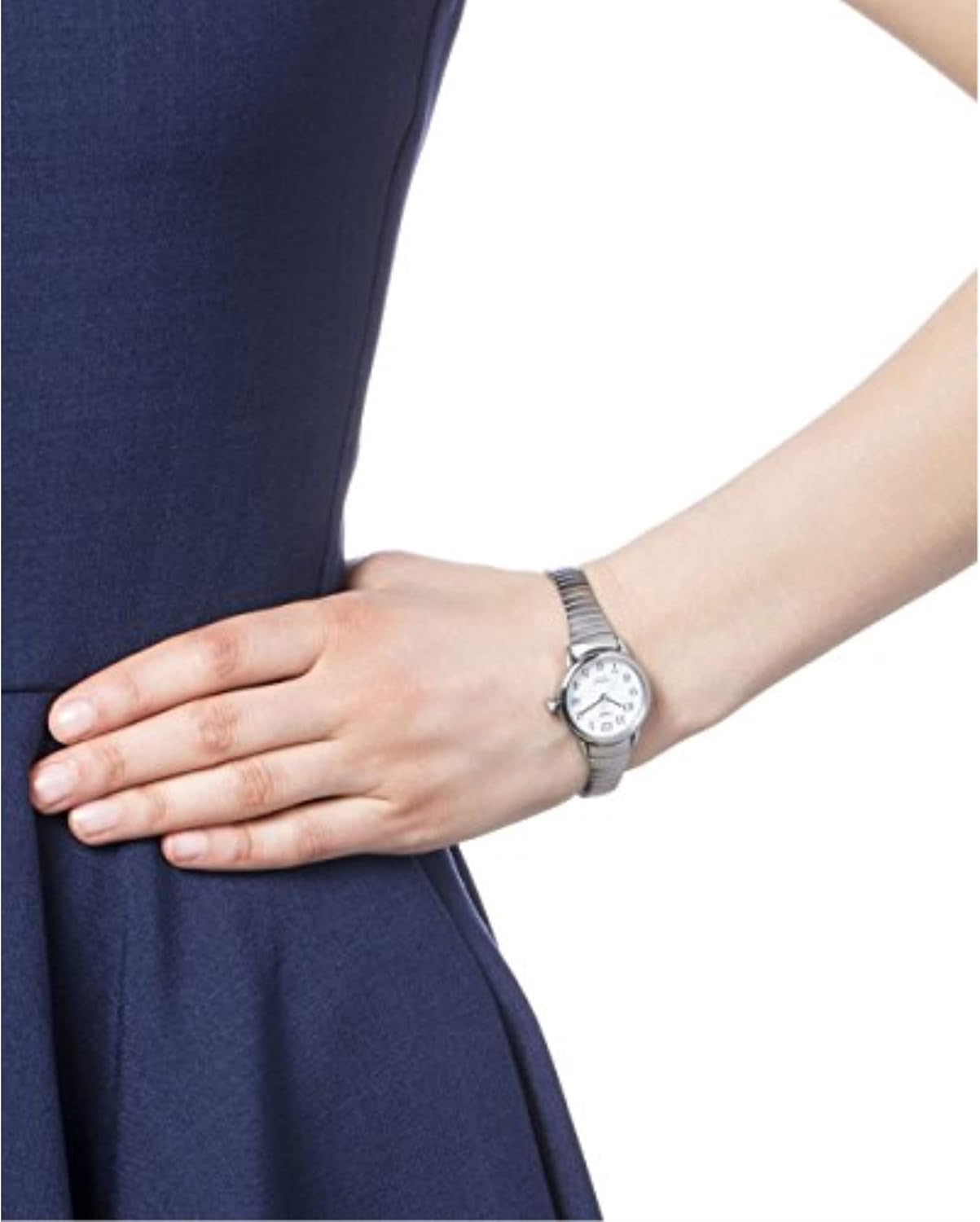 Timex Classic Orologio Analogico da Polso da Donna, Acciaio Inox Timex Classic Orologio Analogico da Polso da Donna, Acciaio Inox