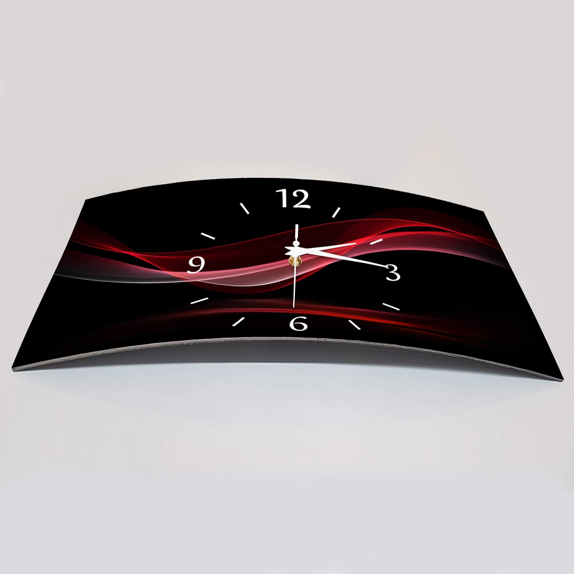 BM Funk Quarz Wanduhr Funkwanduhr Funkwanduhren Funkuhr Funkuhren kein Ticken lautlos geräuschlos leise modern ohne Tickgeräusche groÃŸ XXL Wohnzimmer Küche 9589-1a WZ