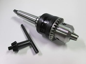 Jacobs 1/2" 3-Jaw Drill Chuck with MT2 Arbor Adapter for Wood Lathe or Mill