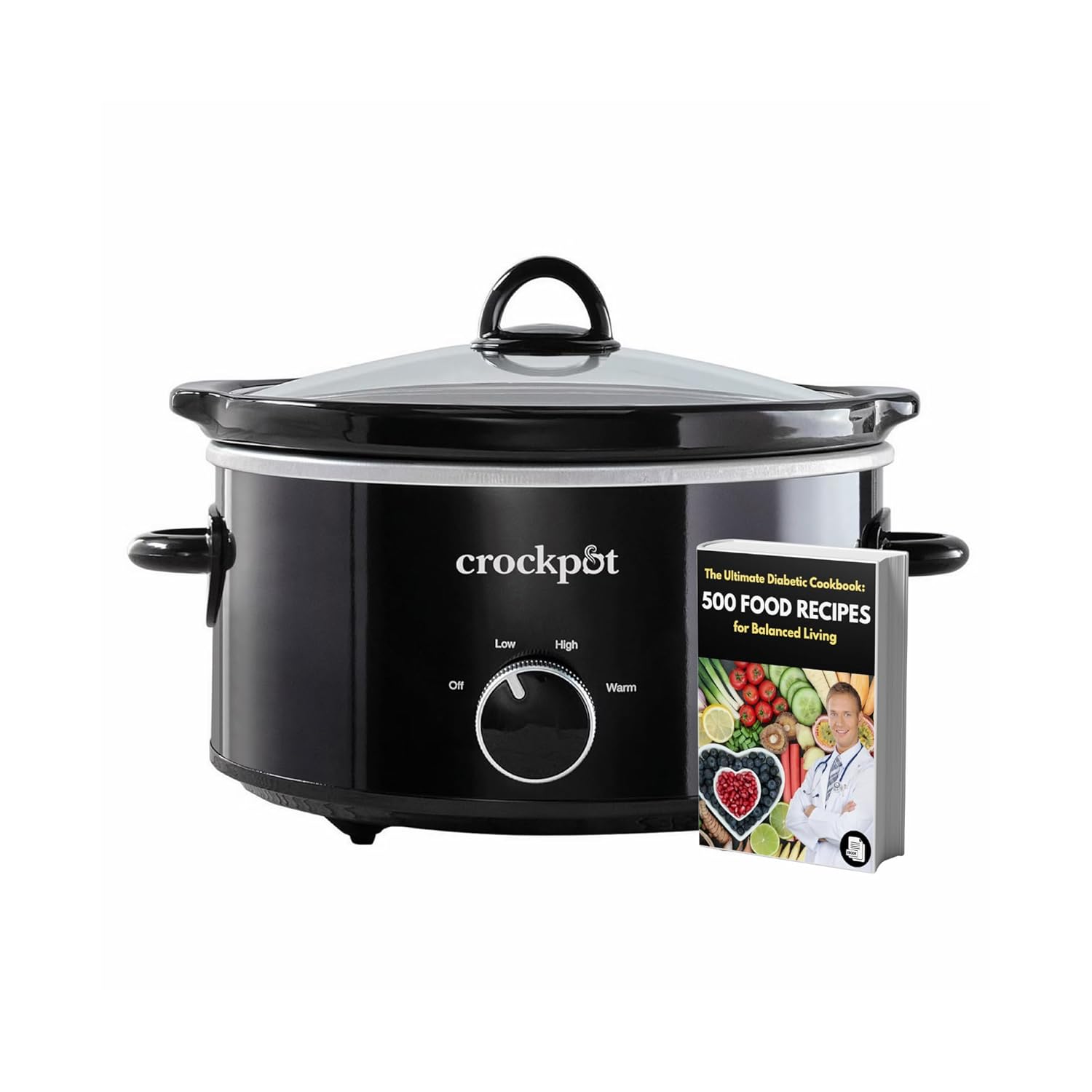 2 PACK 4-Quart Classic Slow Cooker Programmable Small Crock Pot for Stews Soups Meats Easy Meals Removable Stoneware