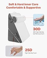 Vista 2 de VEVOR Bed Wedge Pillow for Sleeping, 3 Pcs Adjustable Orthopedic Bed Wedge Set, with Jacquard Washable Cover & Foam Support, Post Surgery Pillow for