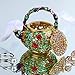 YUFENG Mini Teapot Trinket Box Hinged For Girls Ring Holder Handmade Ring Holder Dish Decorated (teapot)