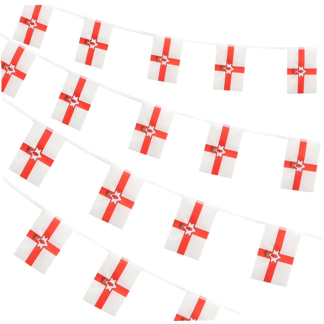 Alipis 4 Set Ghirlanda Bandierine Decorativa per Esterni Bandiere Della Irlanda Del Resistente Alle per Feste e Decorazioni Porte e Esterni