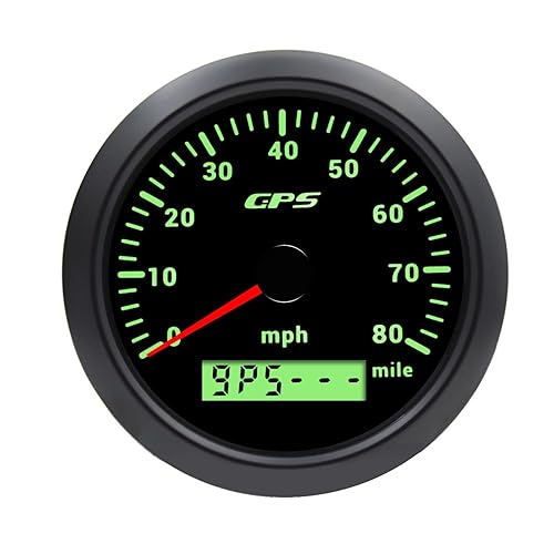 Miniatura 15 de KAOLALI Tachometer Gauge Waterproof 85mm 3-3/8" Tachometer Automotive Replacement Tachometers 0-8000 RPM Tacometro Meter for Car Auto Boat Truck