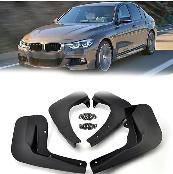 Car Mudguard Mud Flaps Front Rear Auto Mudflap Set Mud Flaps Kit Splash Waterproof Guards for BMW 3 Series F30 F31 2012-2018 316i 318 320i 328i 335i 82162218983