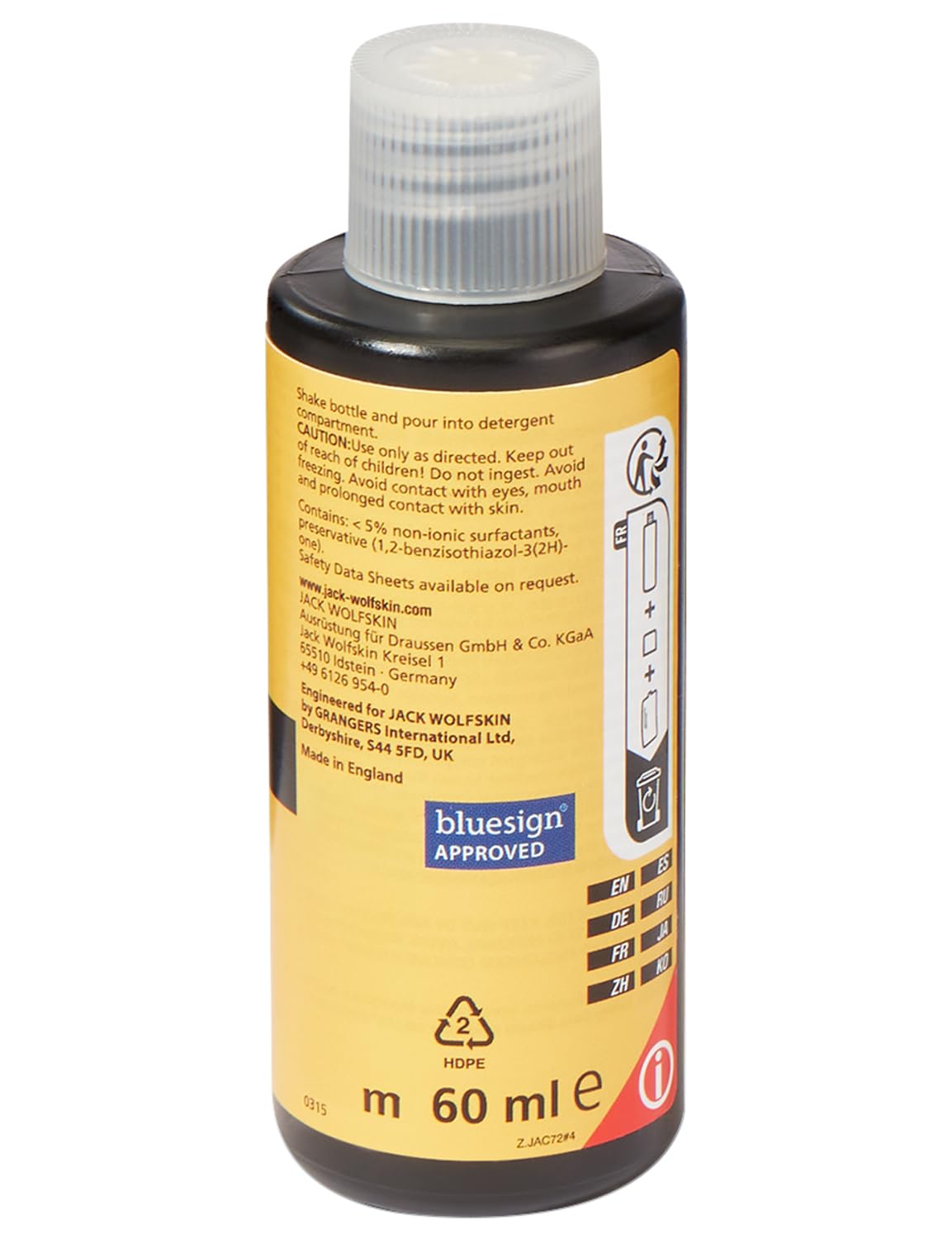 Jack Wolfskin Apparel Travel Clothing Cleaner & Waterproofer
