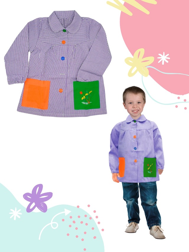 Mandilones ou robes d'écolier personnalisées pour enseignants ⭐ | Boutique Nenel Mandilones ou robes d'écolier personnalisées pour enseignants ⭐ | Boutique Nenel