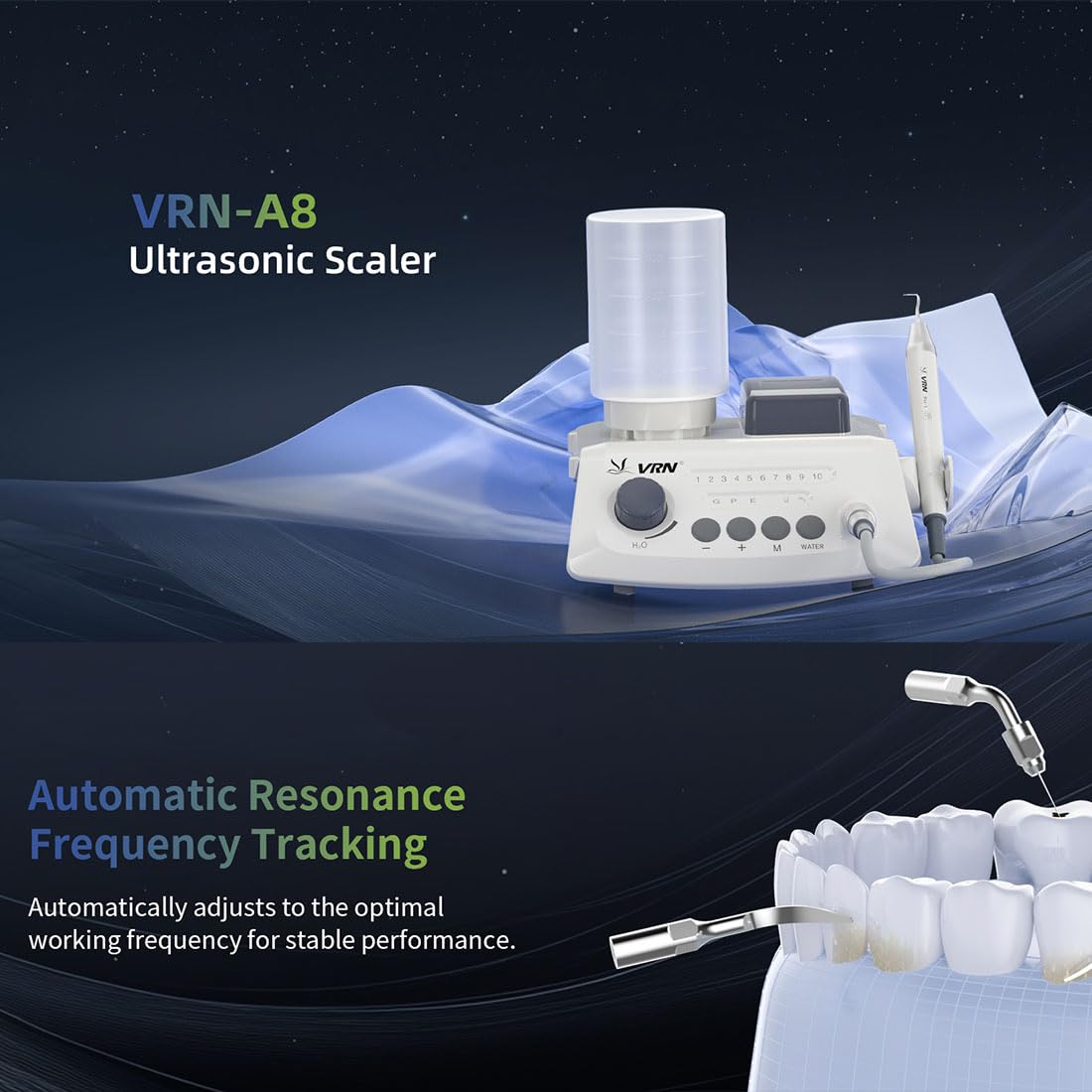 Photo 1 of Dental Ultrasonic Scaler, Dual Foot Pedal Control for Lab and Dental Veterinary Clinic (A8)