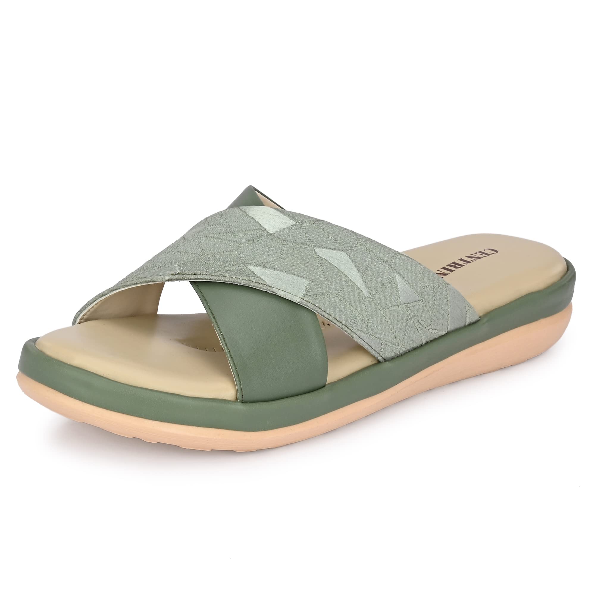 Centrino Olive Sandal for Women 2852-7 (B0BTZ5VTT9) Amazon Price History, Amazon Price Tracker