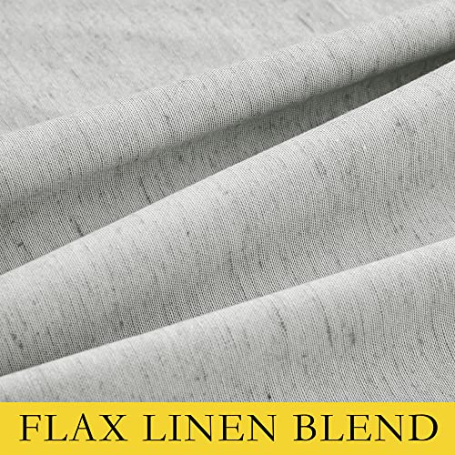NICETOWN Grey Noise and Lights Block Out Curtains, 2 Panels, 42-inch W by 72-inch L, Thermal Insulated 100% Blackout 2-Layer Lined Drapes, Noise Cancellation Window Draperies for Dining Room - image 8