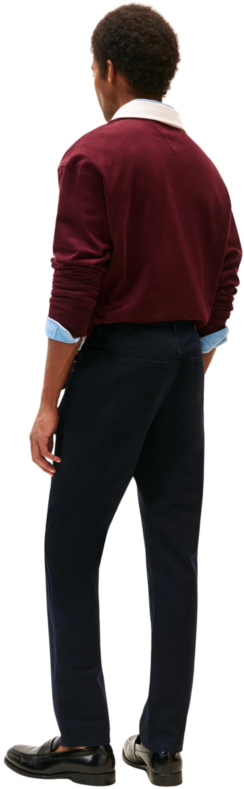 Tommy Hilfiger Uomo Pantaloni Chino Core Denton Essential Twill Straight Fit